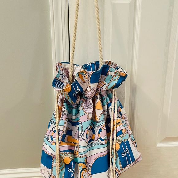 🏖️ Lele Sadoughi x Solid & Striped Penelope bag 🏖️ - Picture 2 of 14